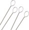 Basic Elements Twisted Wire Needles – Heavy Flexible Beading Needle, Pack of 10 – Large Round Eye and Easy to Thread – Collapsible Eye Holds Threads – Use for Pearl Knotting and Silk Cord